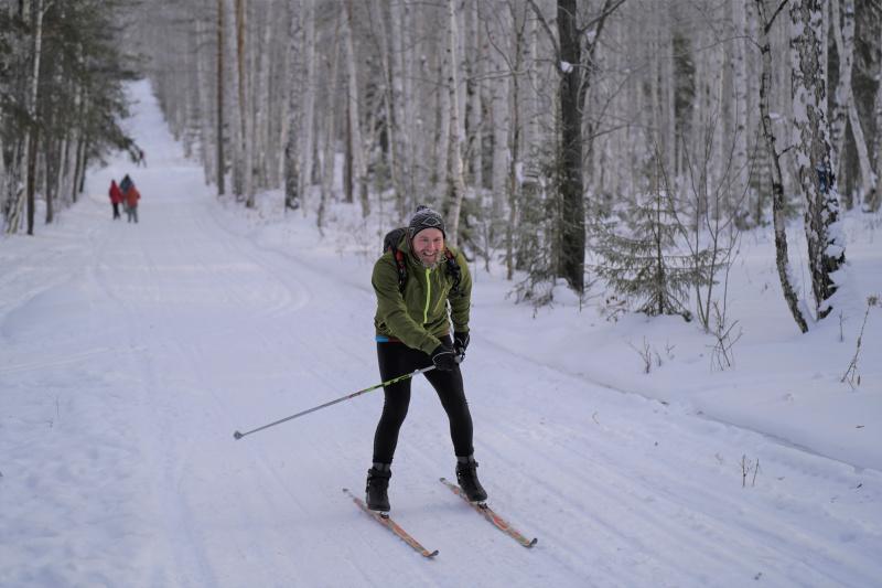 Лыжная прогулка-тренировка