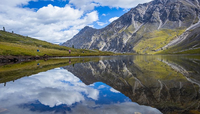 Горное озеро, Тункинские Гольцы