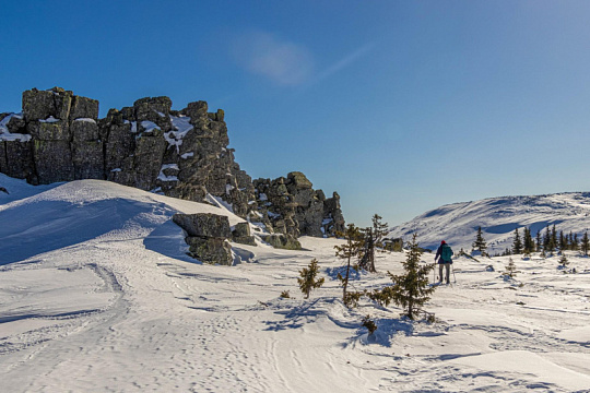 Зигальга. Евлахта на лыжах