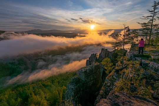 Айгирские скалы, охота за туманами